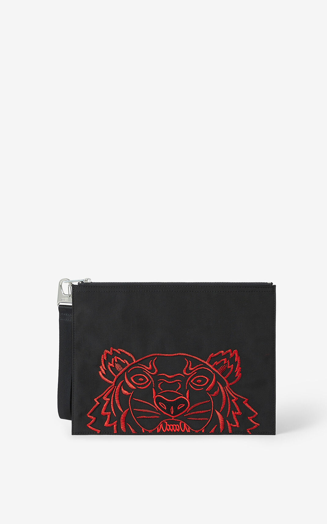 Pochette Kenzo Kampus Tiger large Femme Noir | PEBI-08361